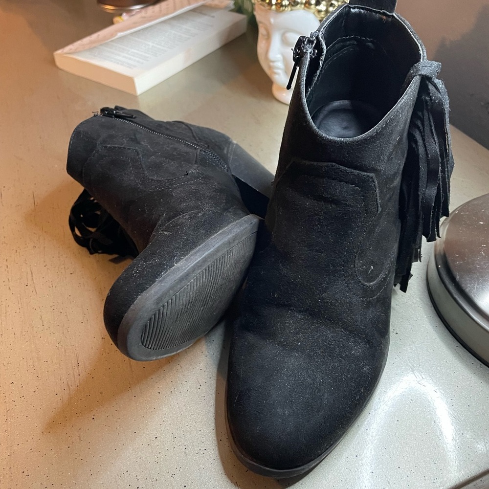 Black booties
